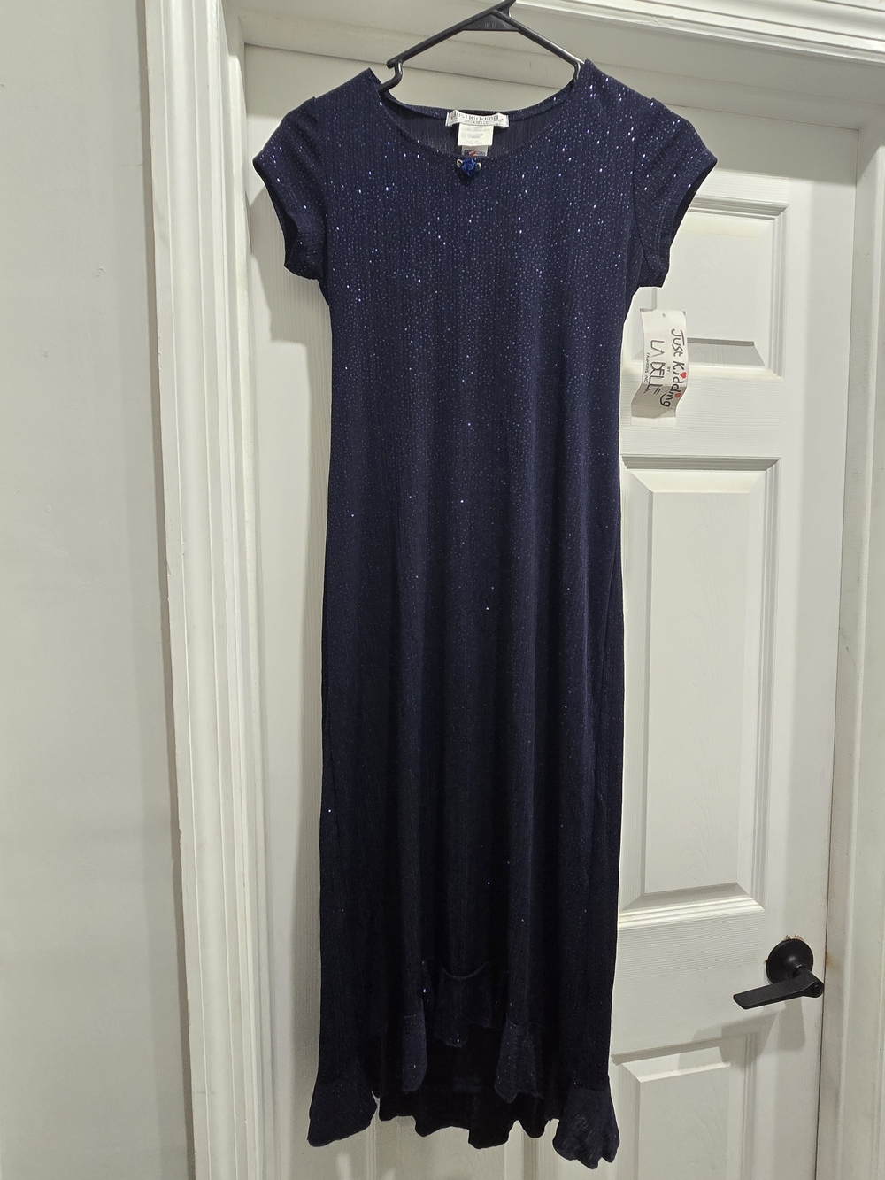 NWT Just Kidding by La Belle Vintage Sparkle Dress Girls Size 14
